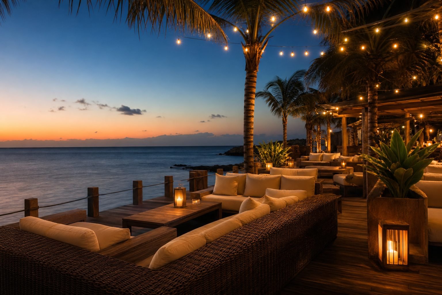 Area lounge e bar del lido