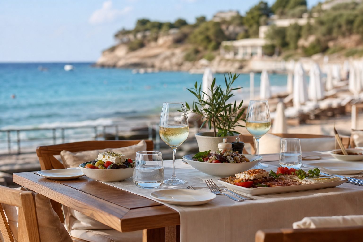 Dettaglio della spiaggia del lido