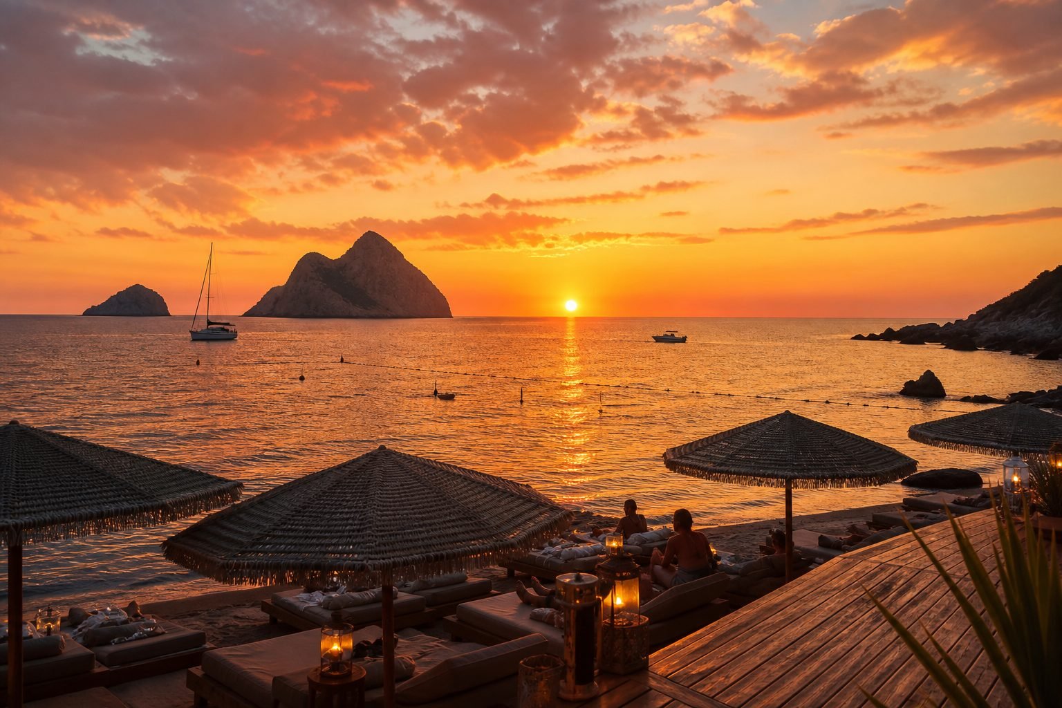 Tramonto sul mare di Sperlonga